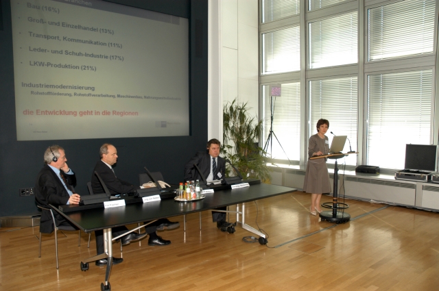 Wirtschaftstag des BVMW mit der Commerzbank Frankfurt am Main und dem Zentrum für Marketing des russischen Unternehmer – Verbandes RSPP, 05.09.2007 in Frankfurt/Main